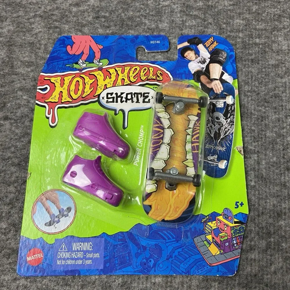 Tony Hawk Hot Wheeles Skate Power Chomp Shoes Fingerboard